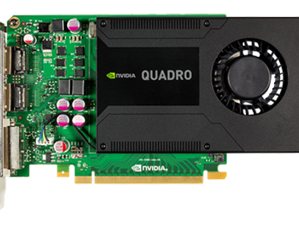 NVIDIA PNY Quadro K2200 4GB GDDR5 PCIe 2.0 - Active Cooling, GPU-NVQK2200